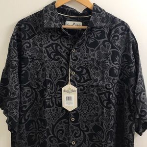 Seven Palm Hawaiian Button Down Shirt Large